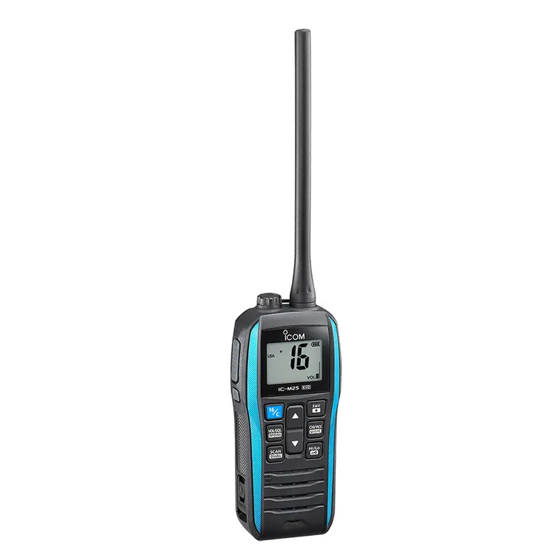 Icom Ic-M25 Evo Blue Handheld Vhf Marine Radio – Waterproof & Gps-Ready 1