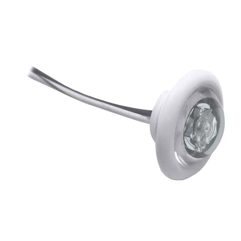 Innovative Lighting Shortie Led Bulkhead & Livewell Light – White Housing With Grommet 1