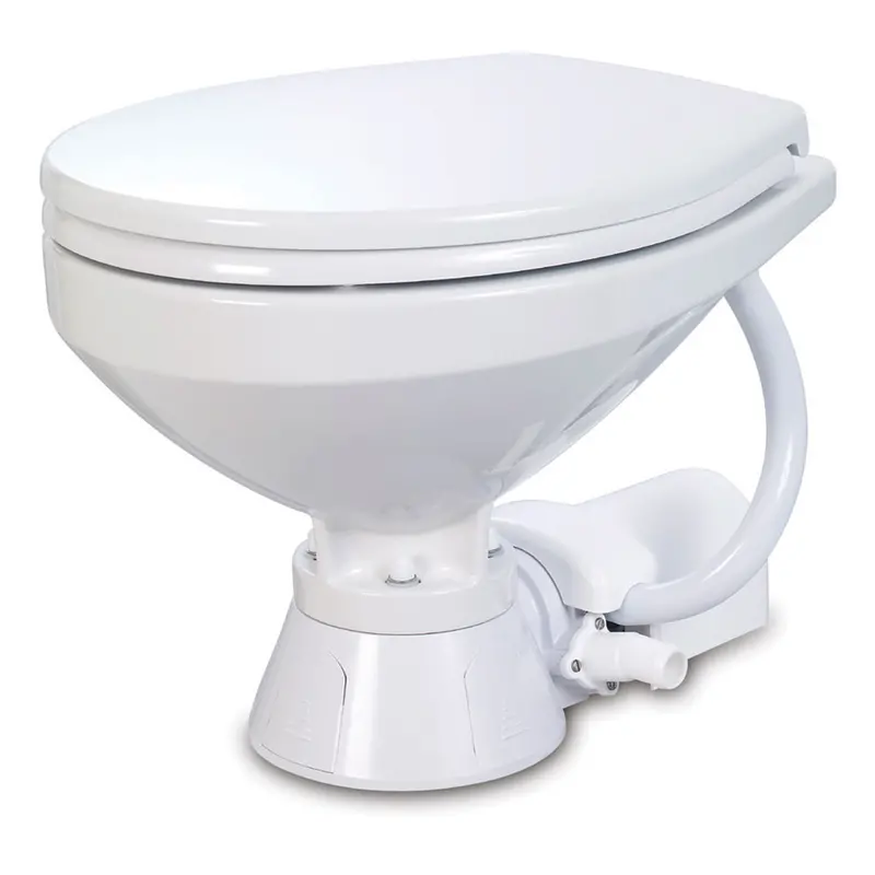 Jabsco 12V Electric Marine Toilet – Standard Bowl With Soft-Close Lid (37010-4192) 1