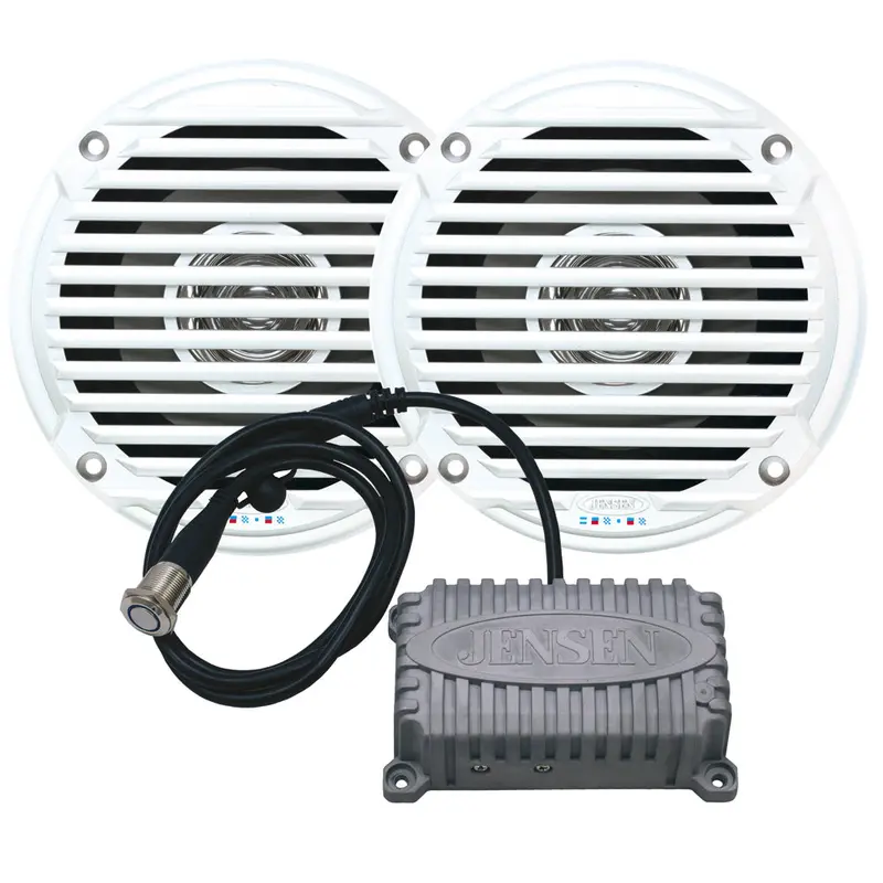 Jensen Cpm50 Bluetooth Audio System – 5-Inch Powered Speaker Package With Built-In Amplifier 1