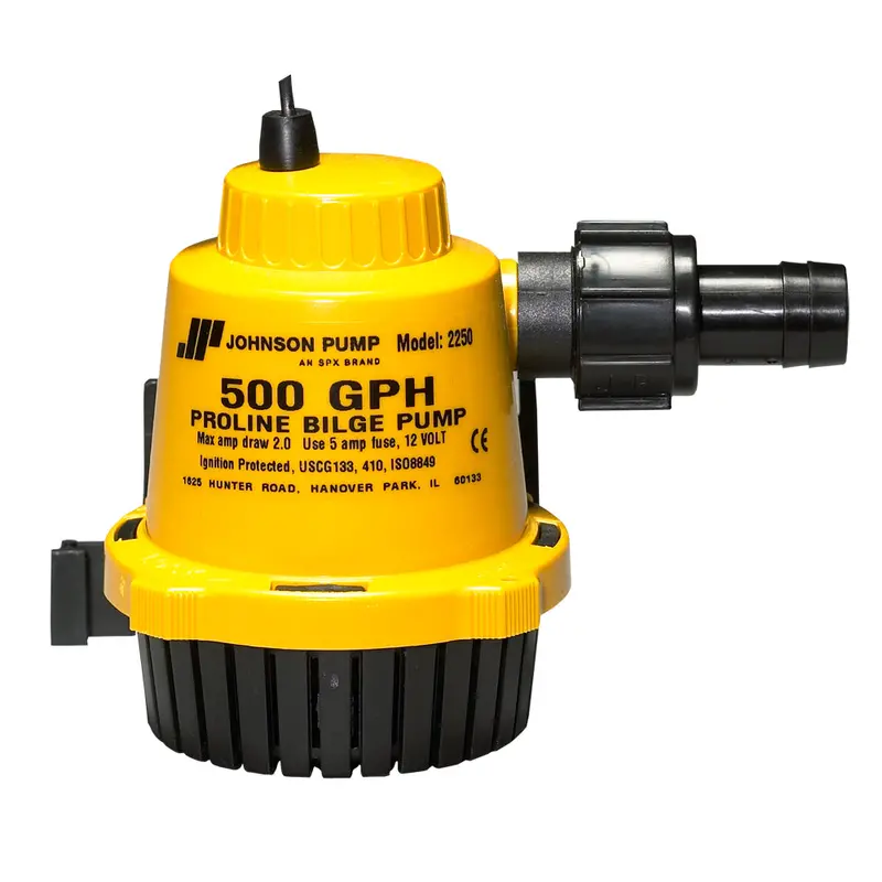 Johnson Proline 500 Gph 12V Bilge Pump – Submersible Automatic 1