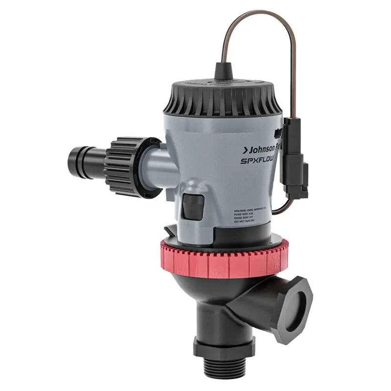 Johnson Pump Aqua O2 Twin-Port 500 Gph Aerator Pump – Flexible 12V Mount (10-13649-01) 1