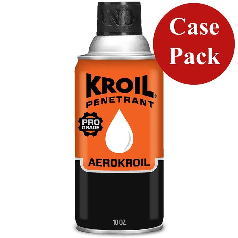 Kroil Original Penetrating Oil – 10 Oz Aerosol Can (Aerokroil Formula), Case Of 12 1