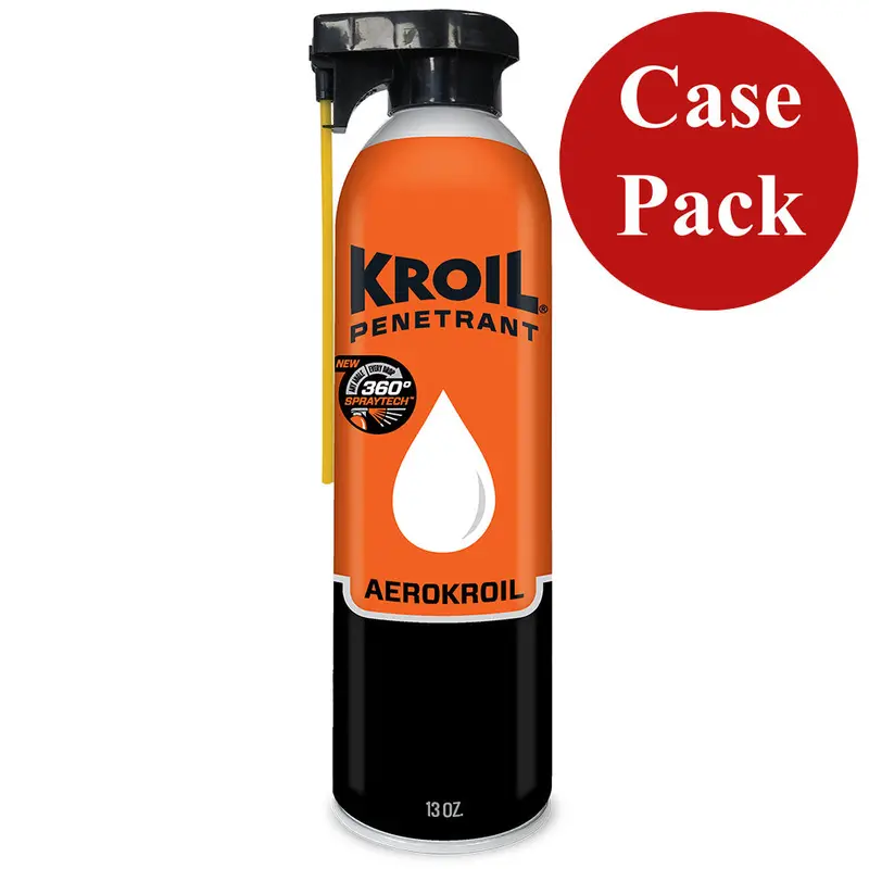 Kroil Original Penetrating Oil – 13 Oz Aerosol Can With Spraytech (Aerokroil Formula); Case Of 12 (Ks132St-Case) 1