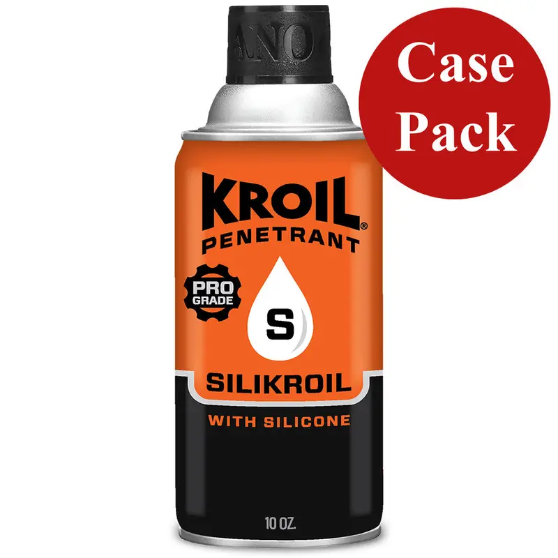 Kroil Silikroil Silicone-Enhanced Penetrant – 10 Oz Aerosol Can, Case Of 12 1