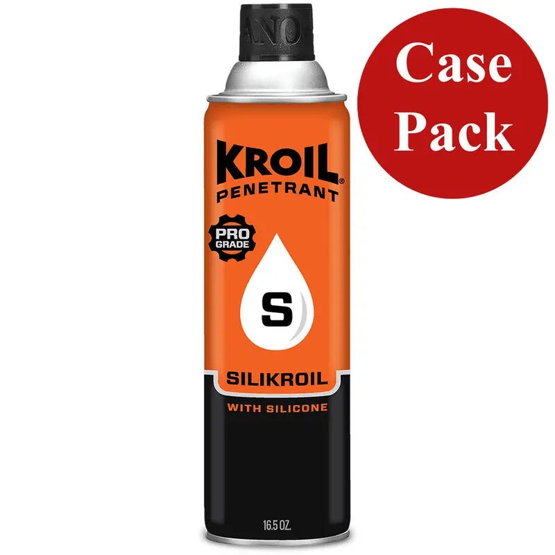 Kroil Sk162 Silikroil Penetrant – 16.5Oz Silicone-Enhanced Aerosol, 12-Pack [Sk162-Case] 1