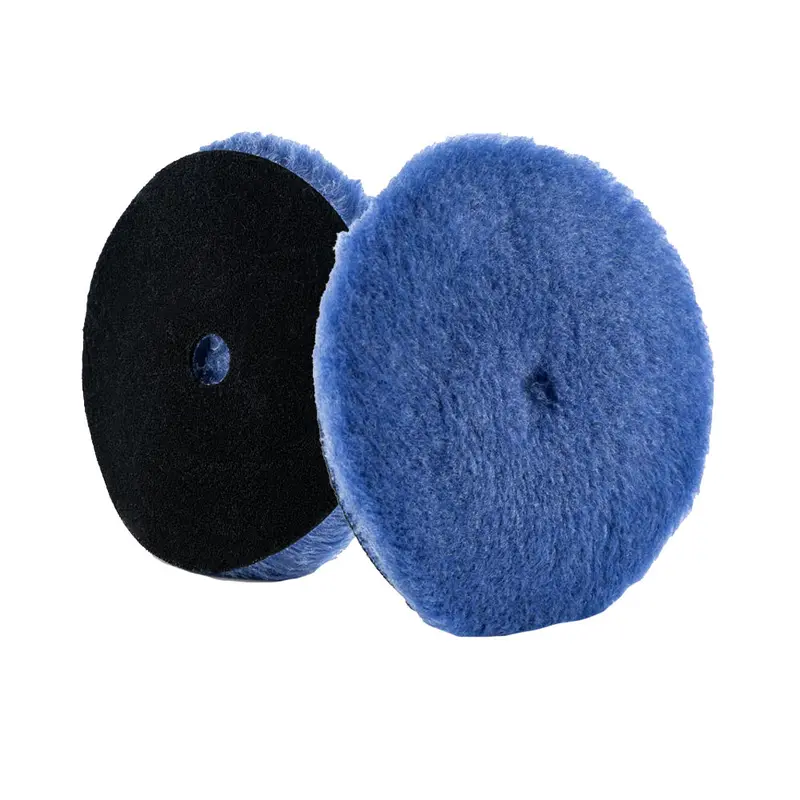 Lake Country Blue Hybrid Wool Polishing Pad – 6.25" × 1", Center-Hole For Smaller Tools [Hyb-159-Lc] 1