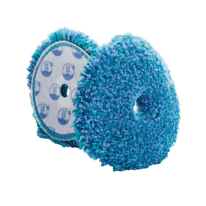 Lake Country Marine Blue/Teal Flat Medium-Cut Wool Pad – 6" × 1" [Ml-900-Flat-Lc] 1