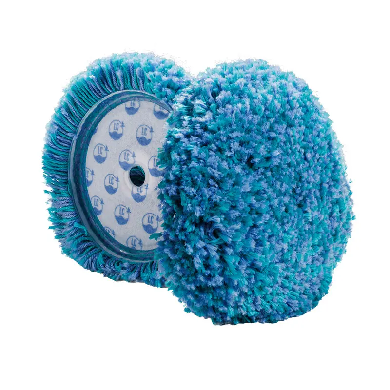 Lake Country Marine Blue/Teal Medium-Cut Wool Polishing Pad – 7.5" Diameter × 1.5" Thick [Ml-925-Lc] 1