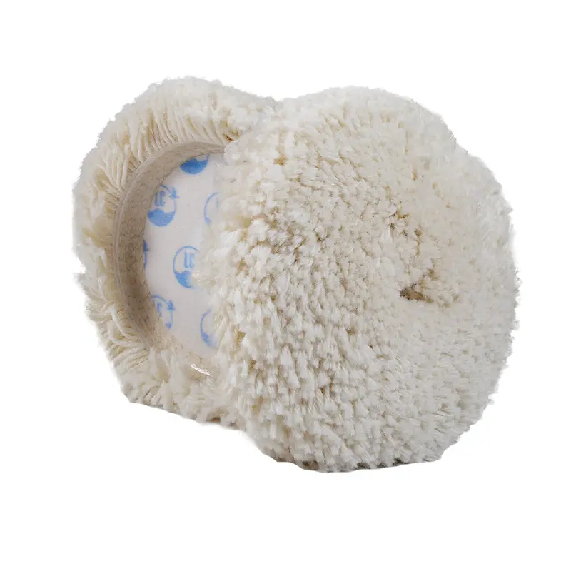 Lake Country Marine White Wool Cutting Pad – 6.5" Diameter × 1.5" Thick [Ml-625A-Lc] 1
