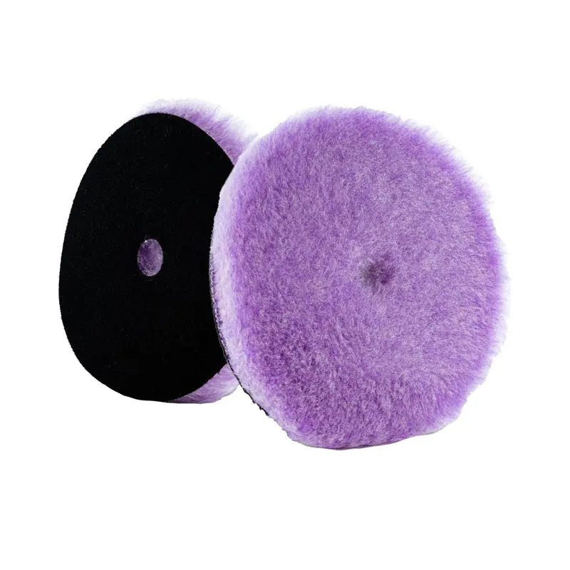 Lake Country Purple Foamed Wool Polishing Pad – 6.5" × 0.75" [58-3265-Lc] 1