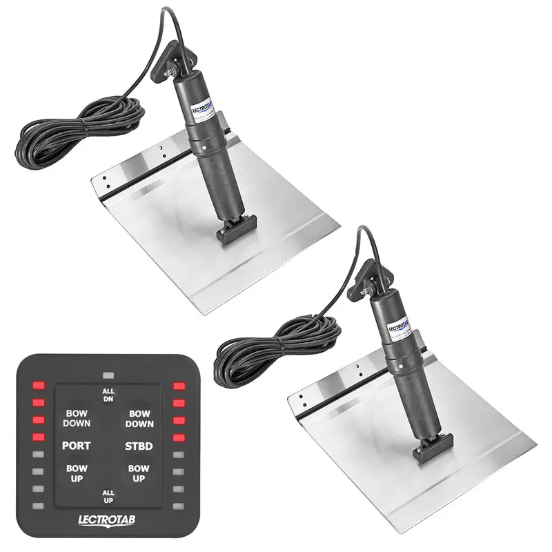 Lectrotab Xka Aluminum Trim Tabs – 9" × 24", One-Touch Control For Enhanced Handling [Xkasl9X24A] 1