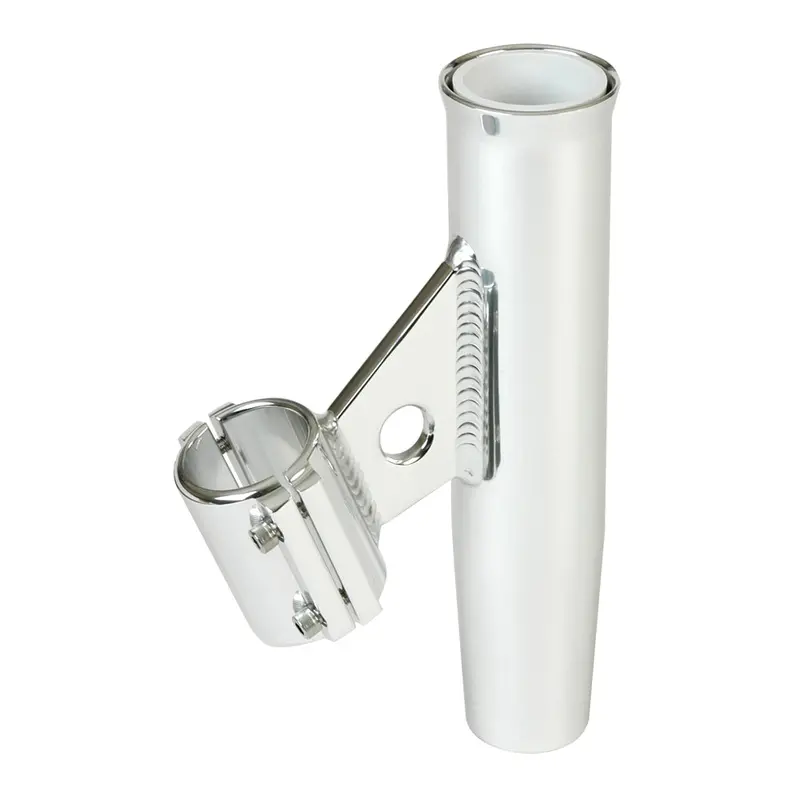 Lee’S Clamp-On Vertical Rod Holder – Fits 1.9-Inch Od Pipes, Silver Aluminum 1