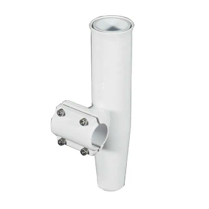 Lee’S Horizontal Clamp-On Rod Holder – White Aluminum, Fits 1.9" Od Pipe [Ra5204Wh] 1