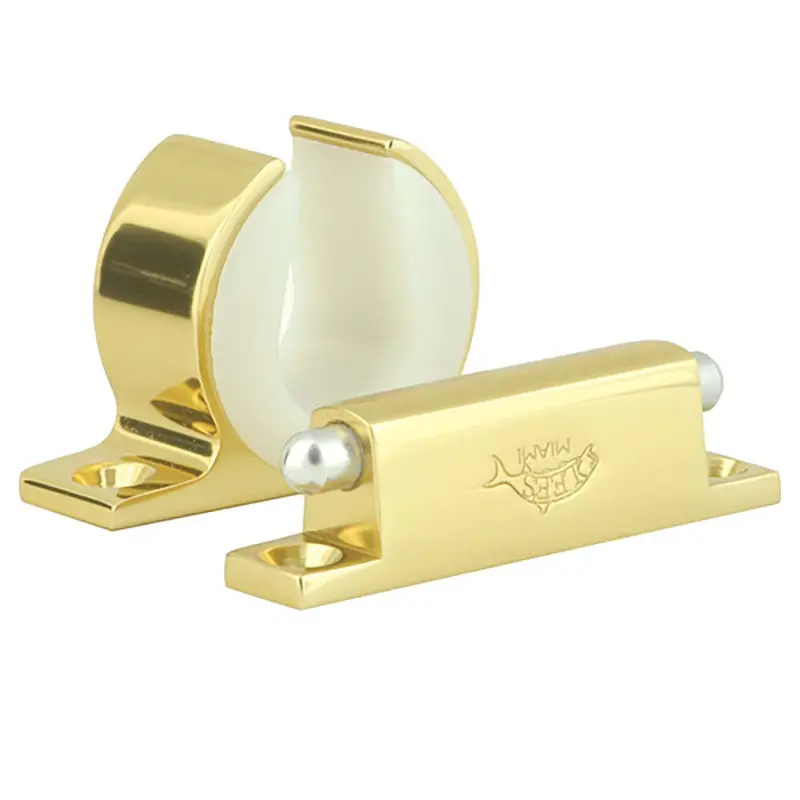 Lees Penn International Rod And Reel Hanger – Bright Gold Finish, Model 80Visw 1