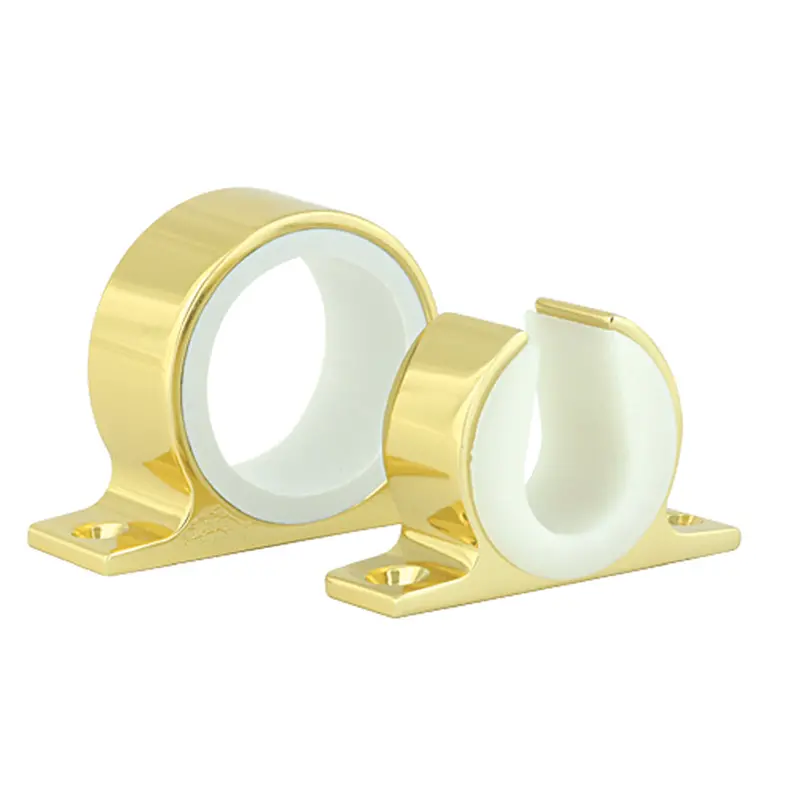 Lee’S Single Rod Rack Set – Bright Gold Finish, Wall Or Console Mount [Mc70Gl] 1