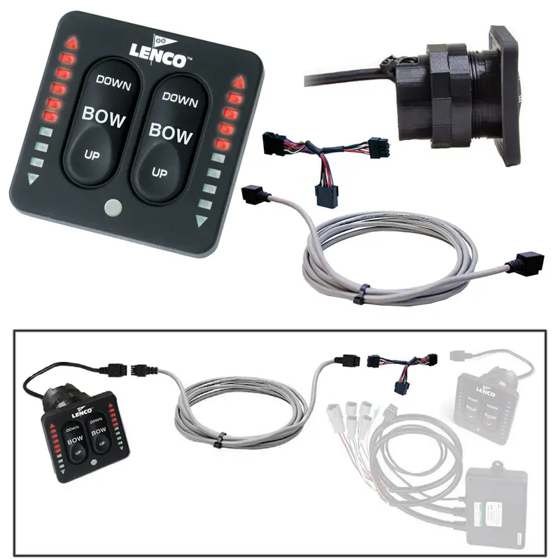 Lenco Flybridge Control Kit With Led Key Pad & 30-Foot Cable 1