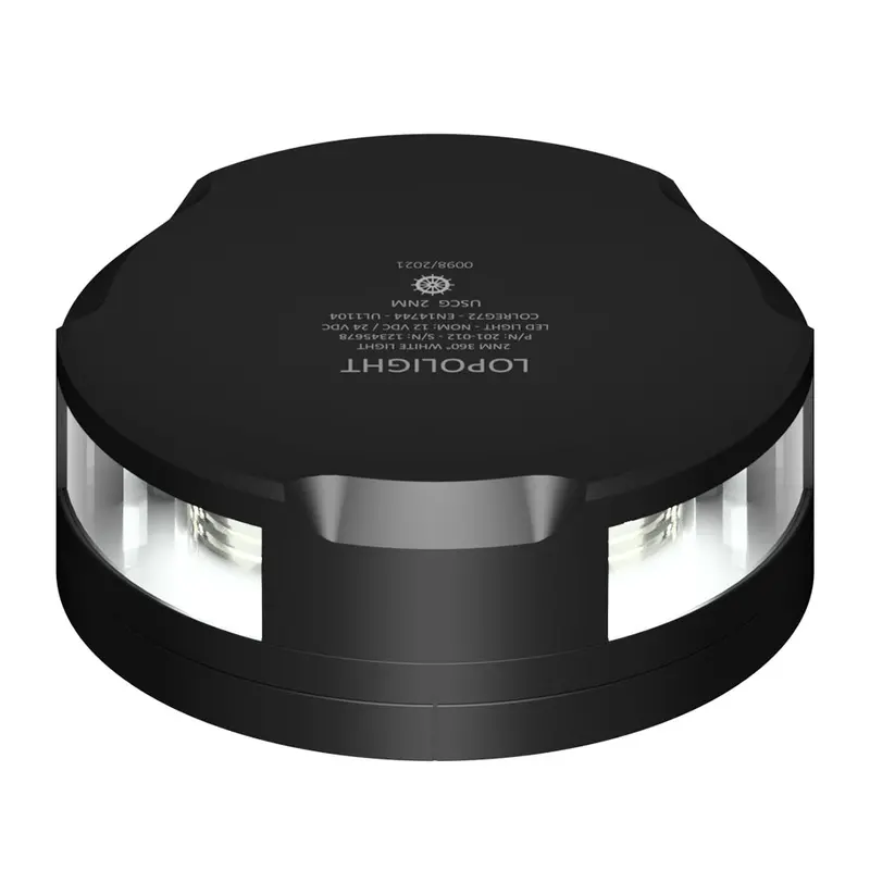 Lopolight 360° Anchor Light — 2 Nm Output, Black Housing With Fb Base 1