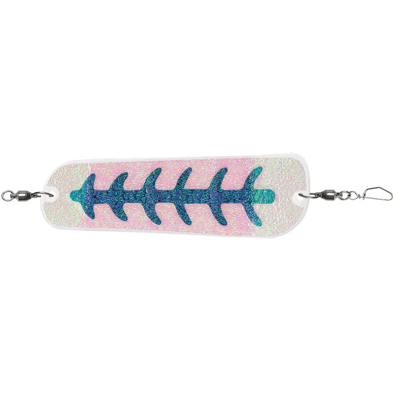 Luhr-Jensen Money Roll Flasher – 11-Inch Pearl Blue Skeleton Design [5860-011-1760] 1