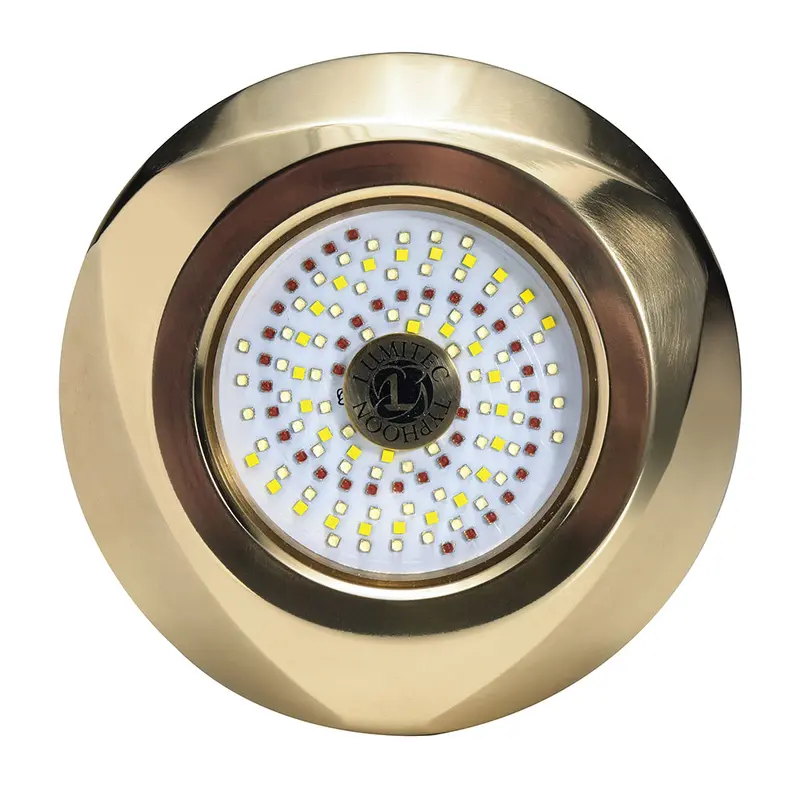 Lumitec 101448 Seablaze Typhoon White/Blue Underwater Led Light — Bronze Thru-Hull 1
