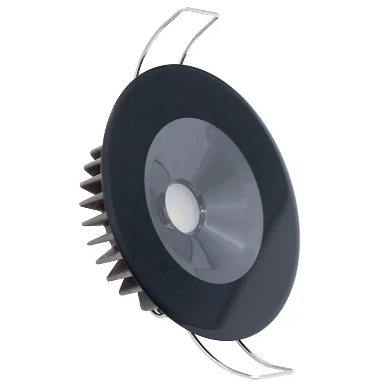 Lumitec Illusion Led Down Light – Flush Mount, White Output, Non-Dimmable, Black Housing (Model 117153) 1