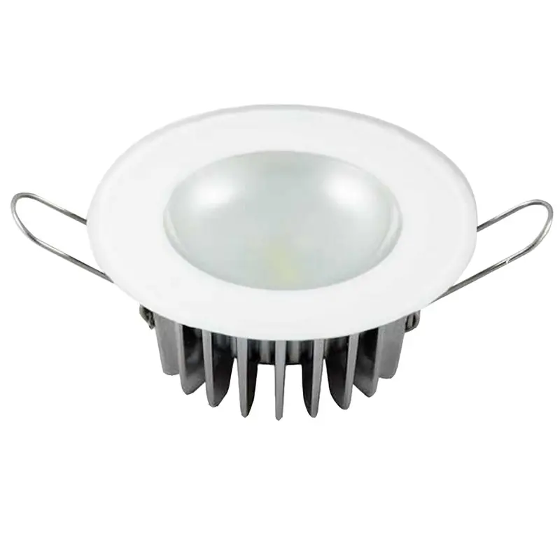 Lumitec Mirage Flush-Mount Downlight – Glass-Finished 4-Color Led (Red/Blue/Purple/Dimmable White) 1