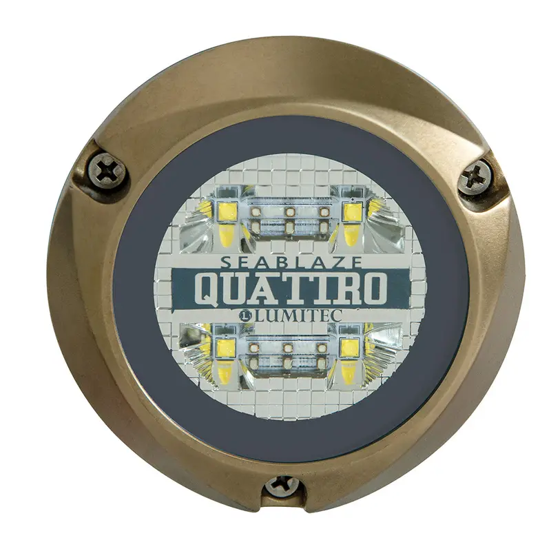 Lumitec Seablaze Quattro Dual-Color Led Underwater Light – White & Blue – Model 101511 1