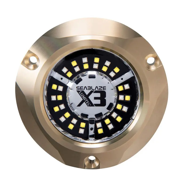 Lumitec Seablaze X3 Dual-Color White/Blue Led Underwater Light – 101945 1