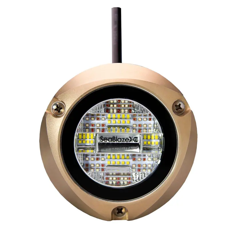 Lumitec Zambezi X2 Surface-Mount Underwater Light – White & Blue Dual Output [101708] 1