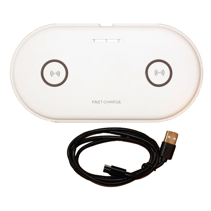 Lunasea Dual Qi Wireless Charging Pad – Usb-Powered (Adapter Not Included) 1