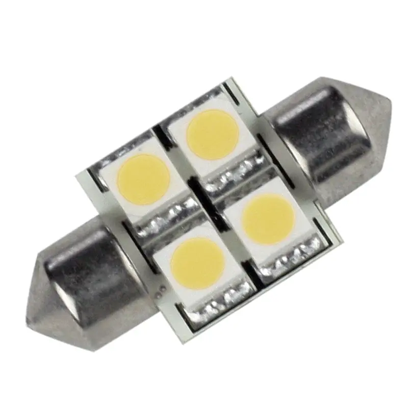 Lunasea Pointed Festoon Led Bulb – 4-Led, 31Mm, Cool White, 12V 1