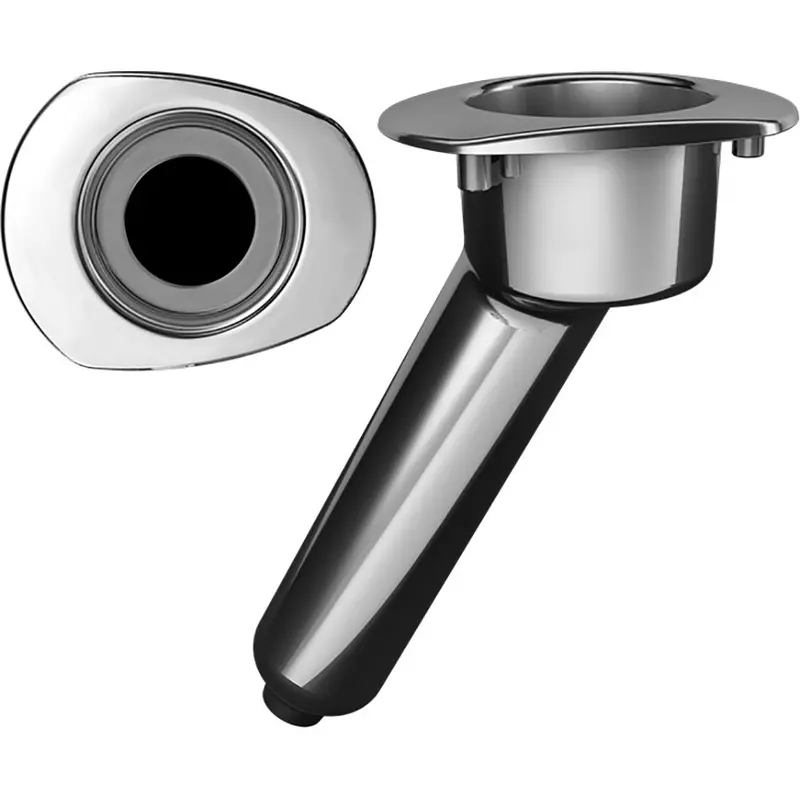 Mate Series Elite Screwless Stainless Steel 30-Rod Cup Holder – Oval Top With Drain (Model C2030Ds) 1