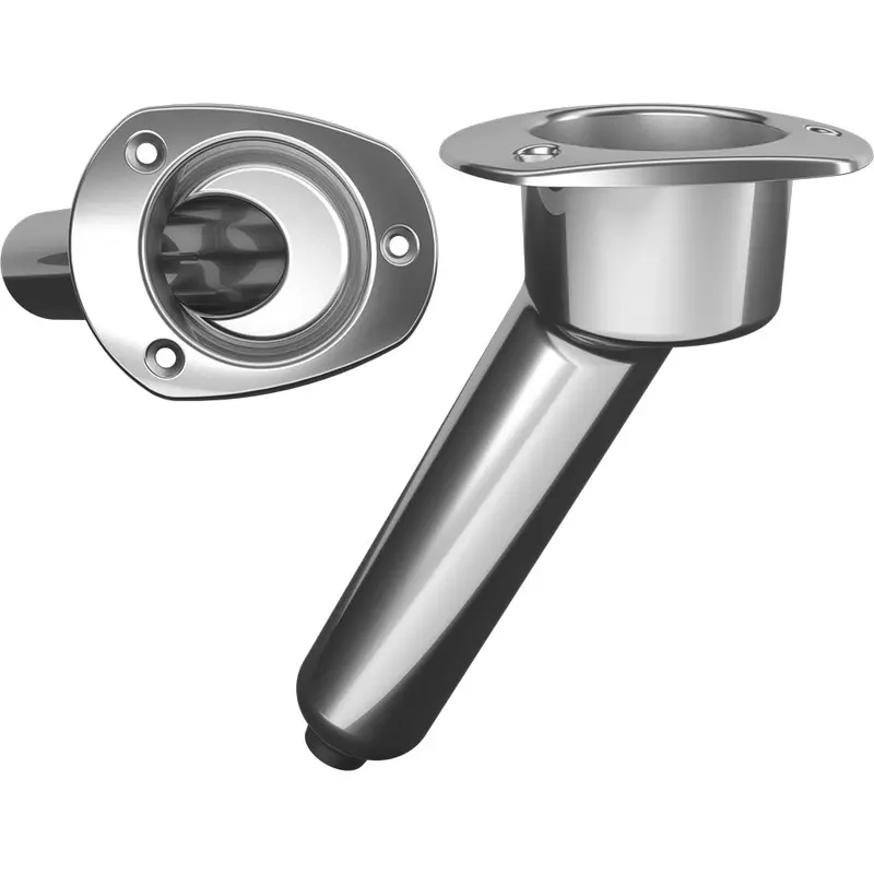 Mate Series Oval Stainless Steel Cup Holder – 30-Rod Capacity With Drain 1