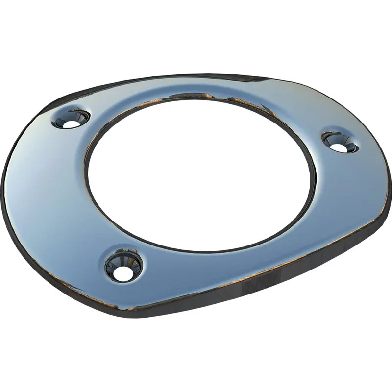 Mate Series Stainless Steel Cap – Oval Rod Holder Cover For Plastic Mounts 1