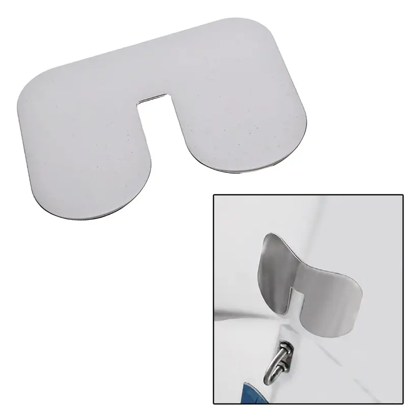 Megaware Scuffbuster Standard Notched Bow Guard – 5.75" × 4.5", 22-Gauge Stainless Steel [02638] 1