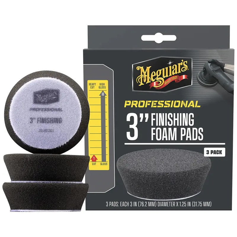 Meguiar'S 3-Inch Professional Finishing Foam Pad Set (3-Pack) 1