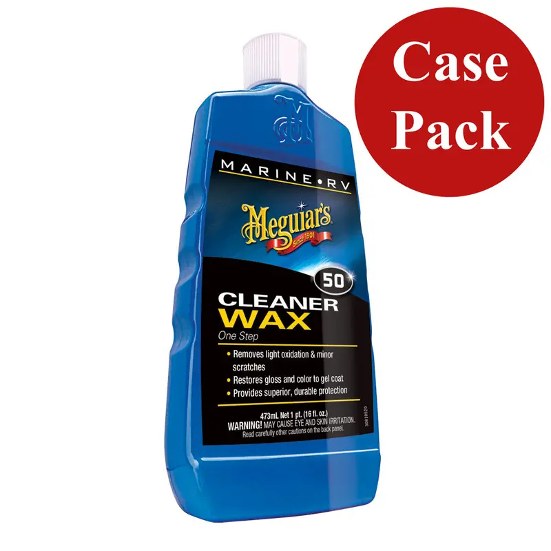 Meguiar’S Boat & Rv Cleaner Wax – 16 Oz Bottle, Case Of 6 (M5016Case) 1