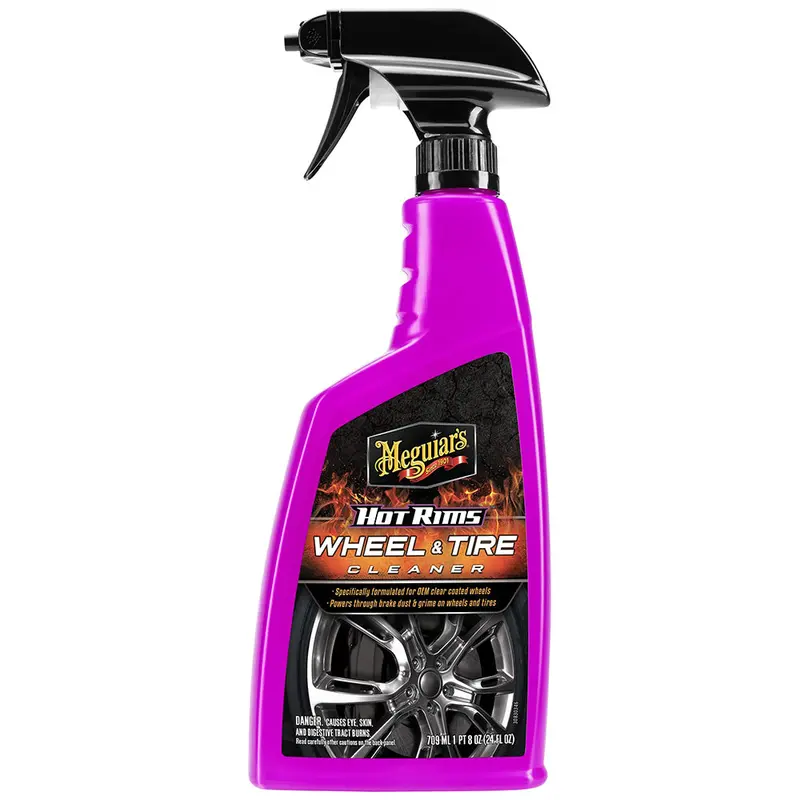 Meguiar’S Hot Rims Wheel & Tire Cleaner – 24 Oz Aggressive Yet Safe Rim Degreaser 1