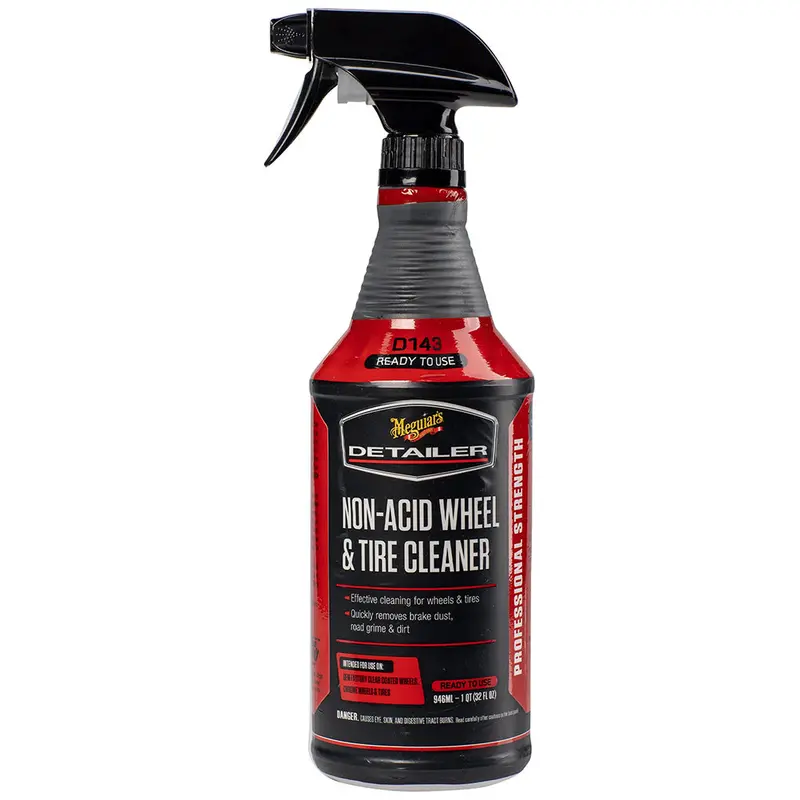 Meguiar’S Non-Acid Wheel & Tire Cleaner – 32 Oz Safe For Coated Wheels & Alloys 1