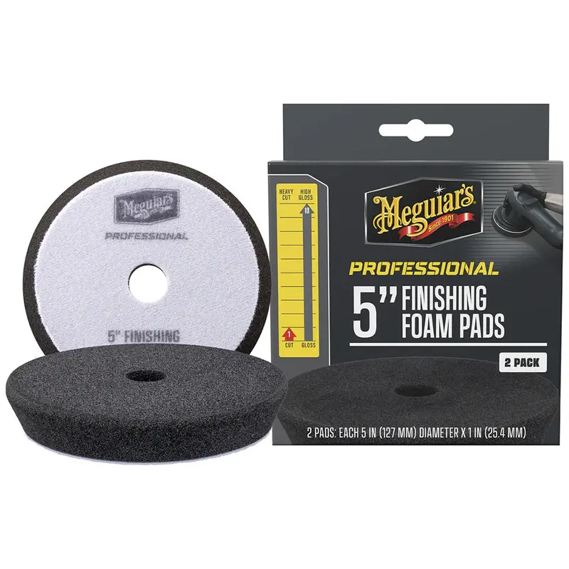 Meguiar’S Professional 5-Inch Foam Finishing Pads – 2-Pack (M5Ffp2) 1