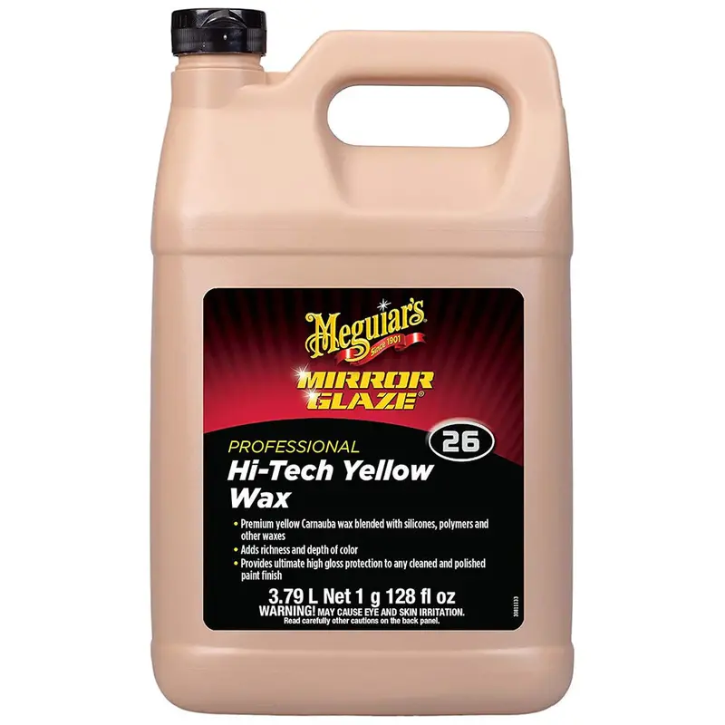 Meguiar'S Professional Hi-Tech Yellow Liquid Wax – 1-Gallon Container 1