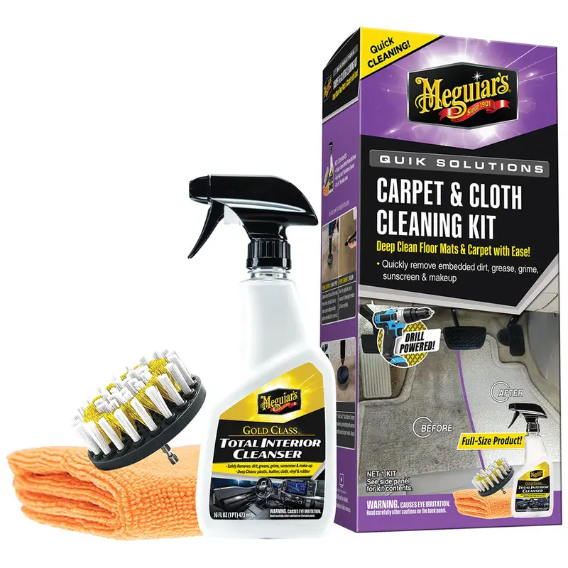 Meguiar'S Quik Solutions Carpet & Upholstery Cleaning Kit 1