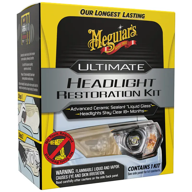 Meguiar'S Ultimate Headlight Restoration Kit – Premium Clarity System 1