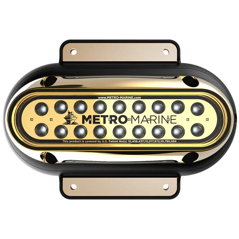 Metro Marine High-Output Elongated Surface-Mount Led Light – Blue, 90° Wide Beam (Model F-Sme1-H-B3-90) 1