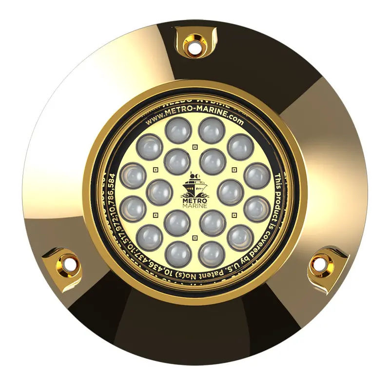 Metro Marine Submersible Underwater Light – High-Lumen Blue Led, 45° Beam Angle [F-Bmr1-B3-45] 1