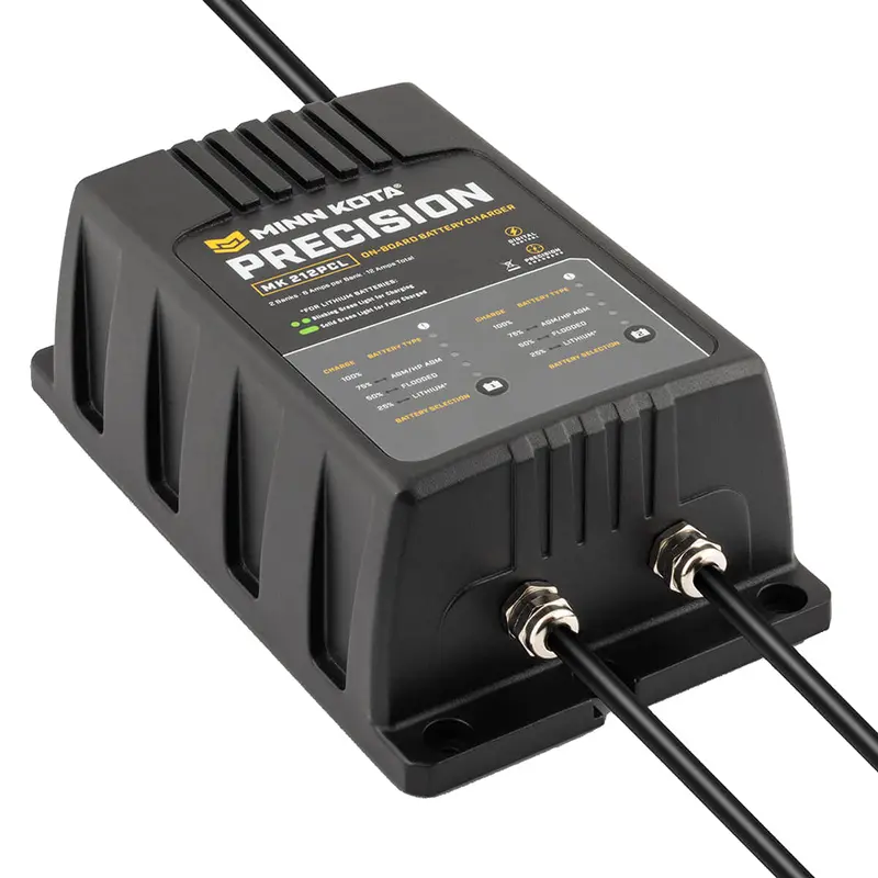 Minn Kota Mk-212 Onboard 2-Bank Lithium-Ion Smart Charger (6A Per Bank) 1