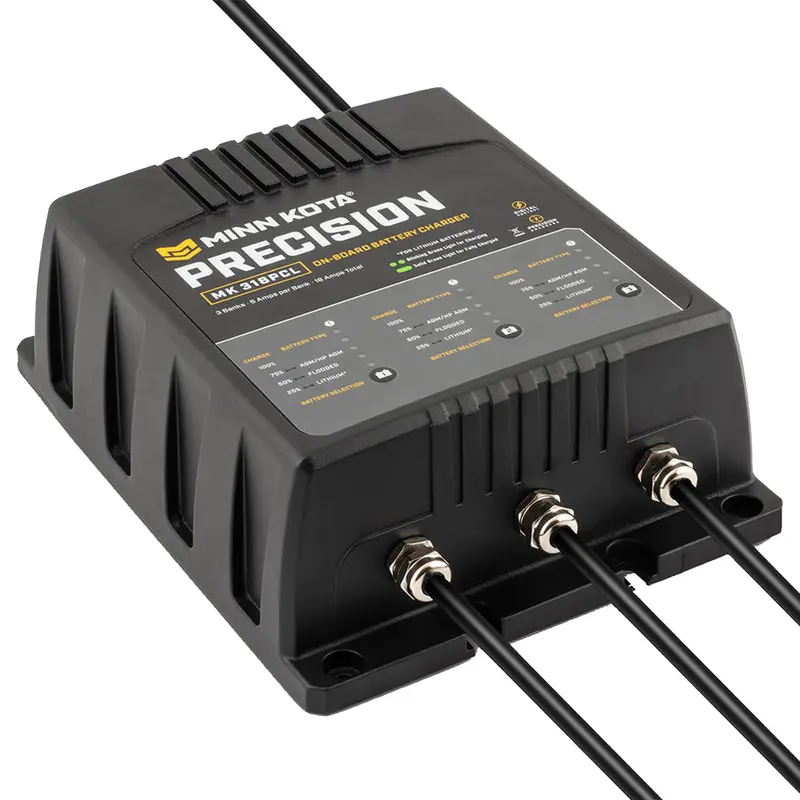 Minn Kota Mk-318 Onboard 3-Bank Lithium-Ion Smart Charger (6A Per Bank) 1