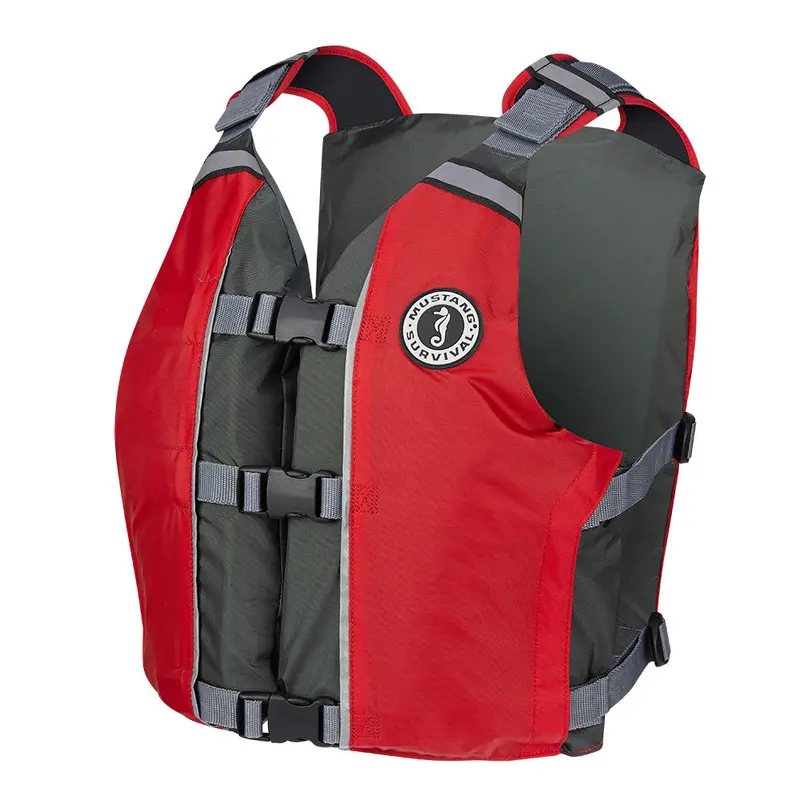 Mustang Apf Universal Foam Vest – Red & Grey 1