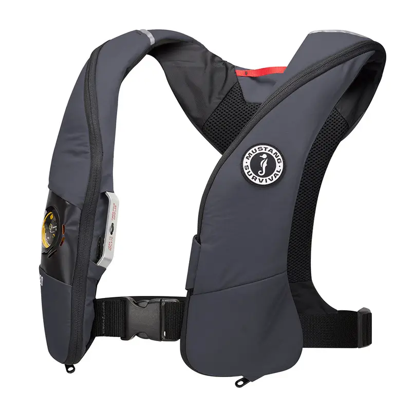 Mustang Elite 120 Coastal Inflatable Life Vest – Admiral Grey [Md5170-191-0] 1