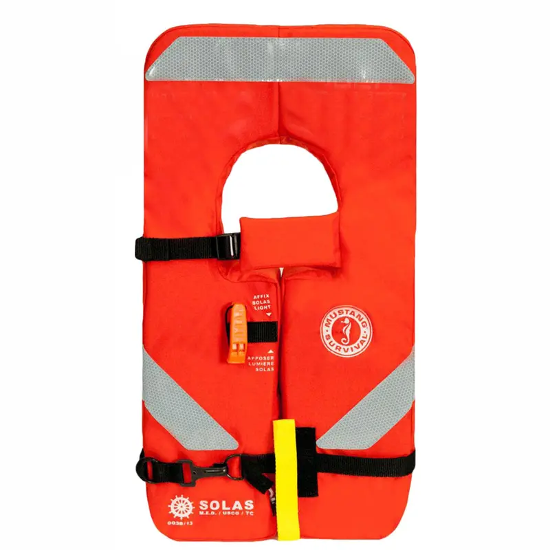 Mustang Mv8040-2-0-227 Solas Type I Adult Life Jacket In Orange 1